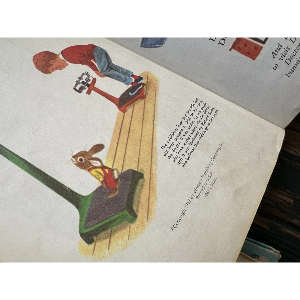 TOMMY VISITS THE‎ DOCTOR Little Golden Book #480 1969